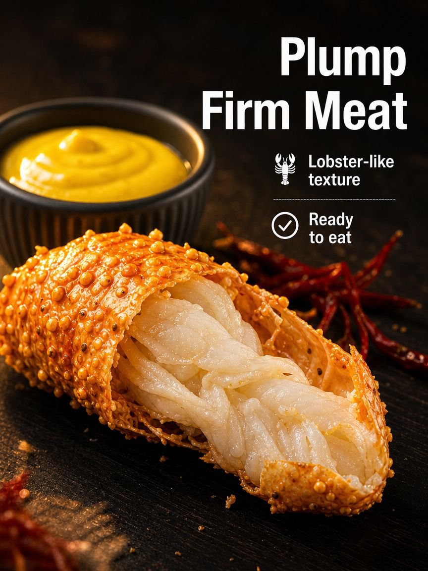 Crispy Savory Ready-to-Eat Mantis Shrimp