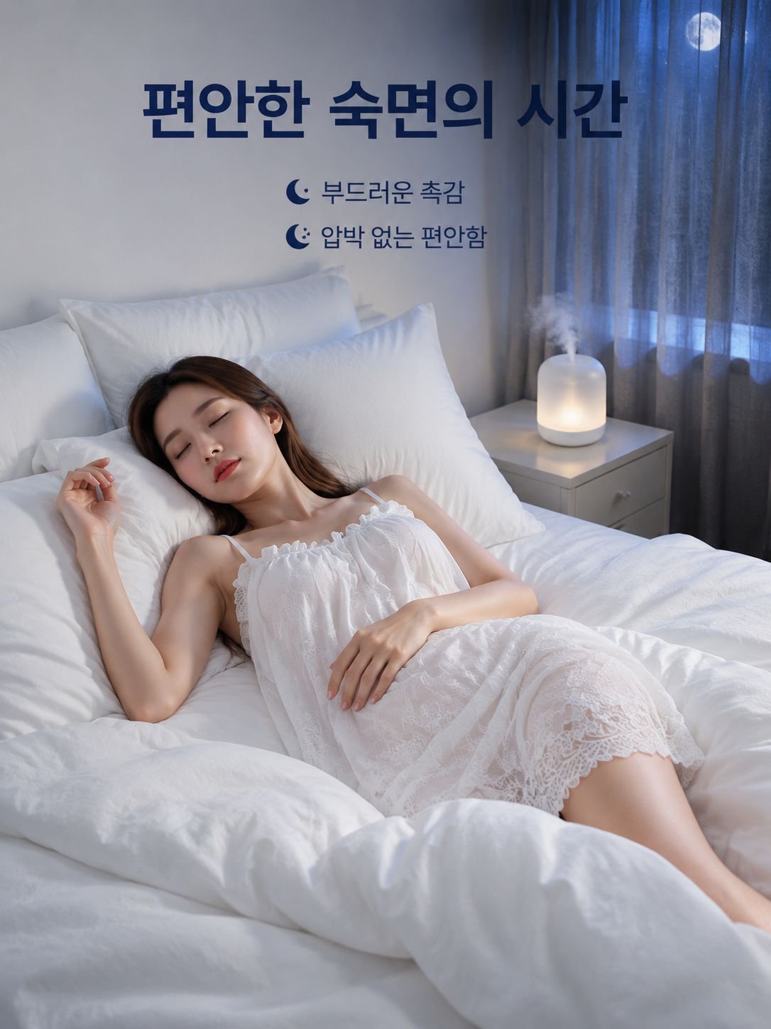 여성용 루즈핏 홈웨어 잠옷