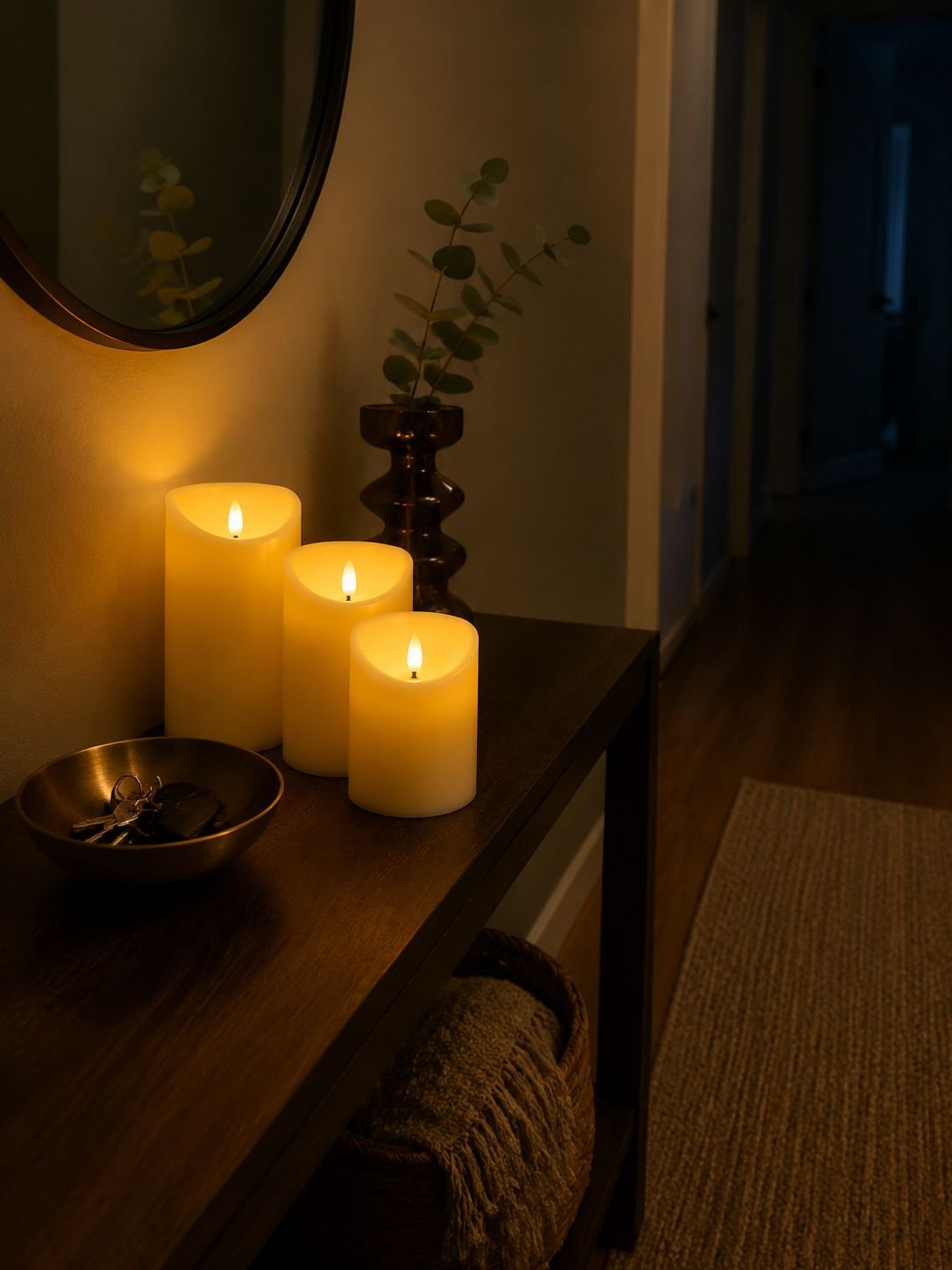 3er Set Elektrische Kerzen mit Fernbedienung – Dekoration für Geburtstag und Hochzeit