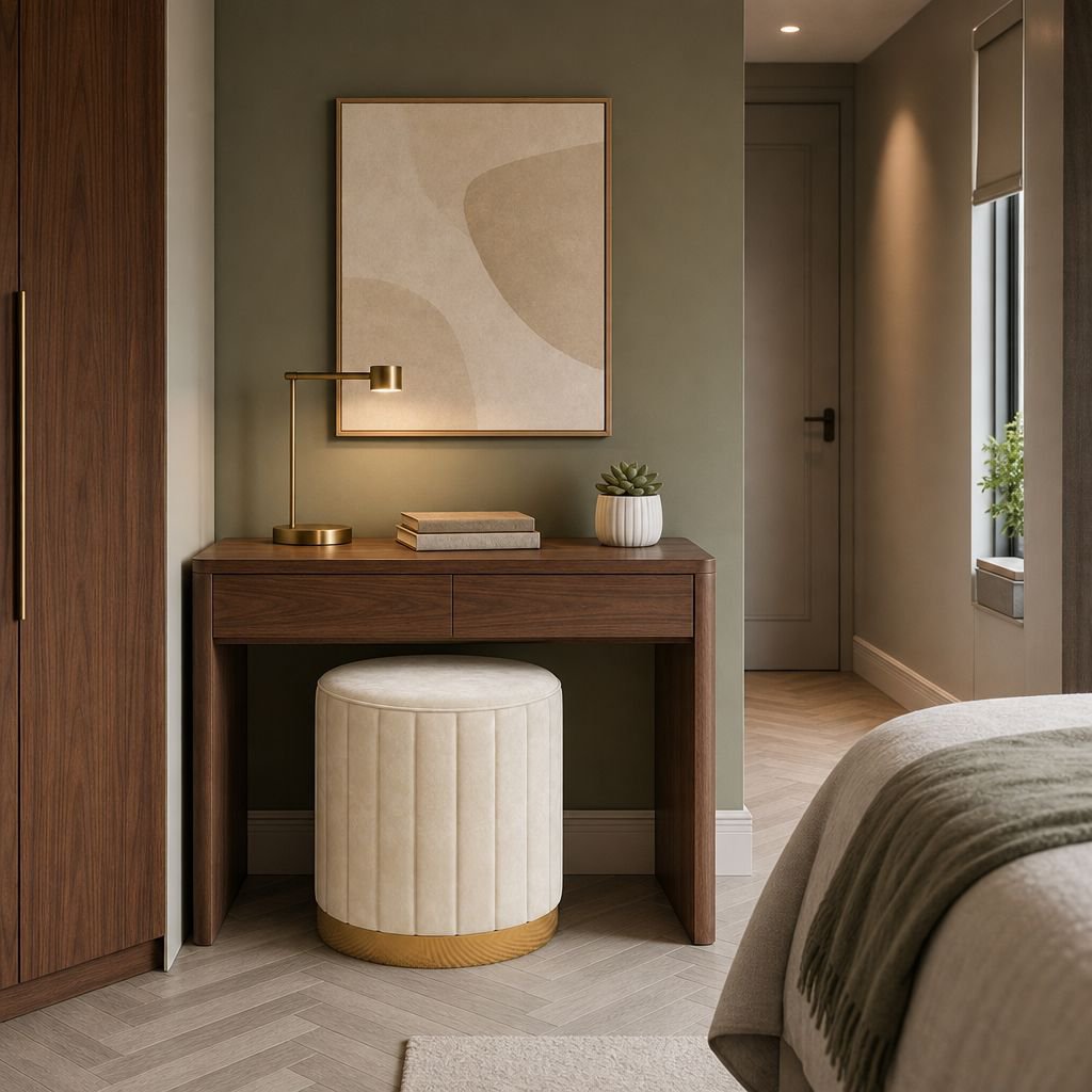 Modern Simple Makeup Stool Storage Round Stool Bedroom Sofa Stool