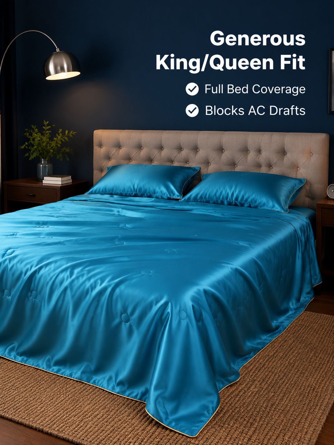 Cool Ice Silk Summer Quilt