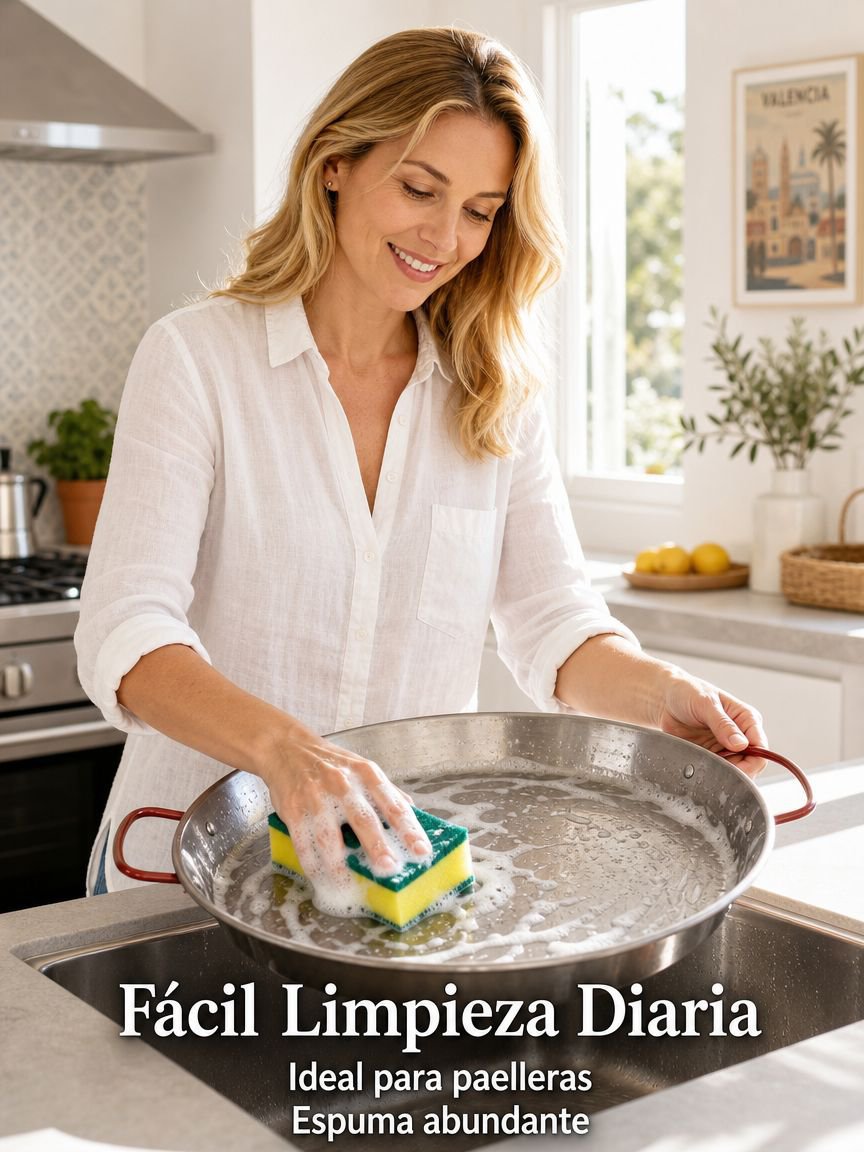 Esponja de cocina para lavar ollas doméstica