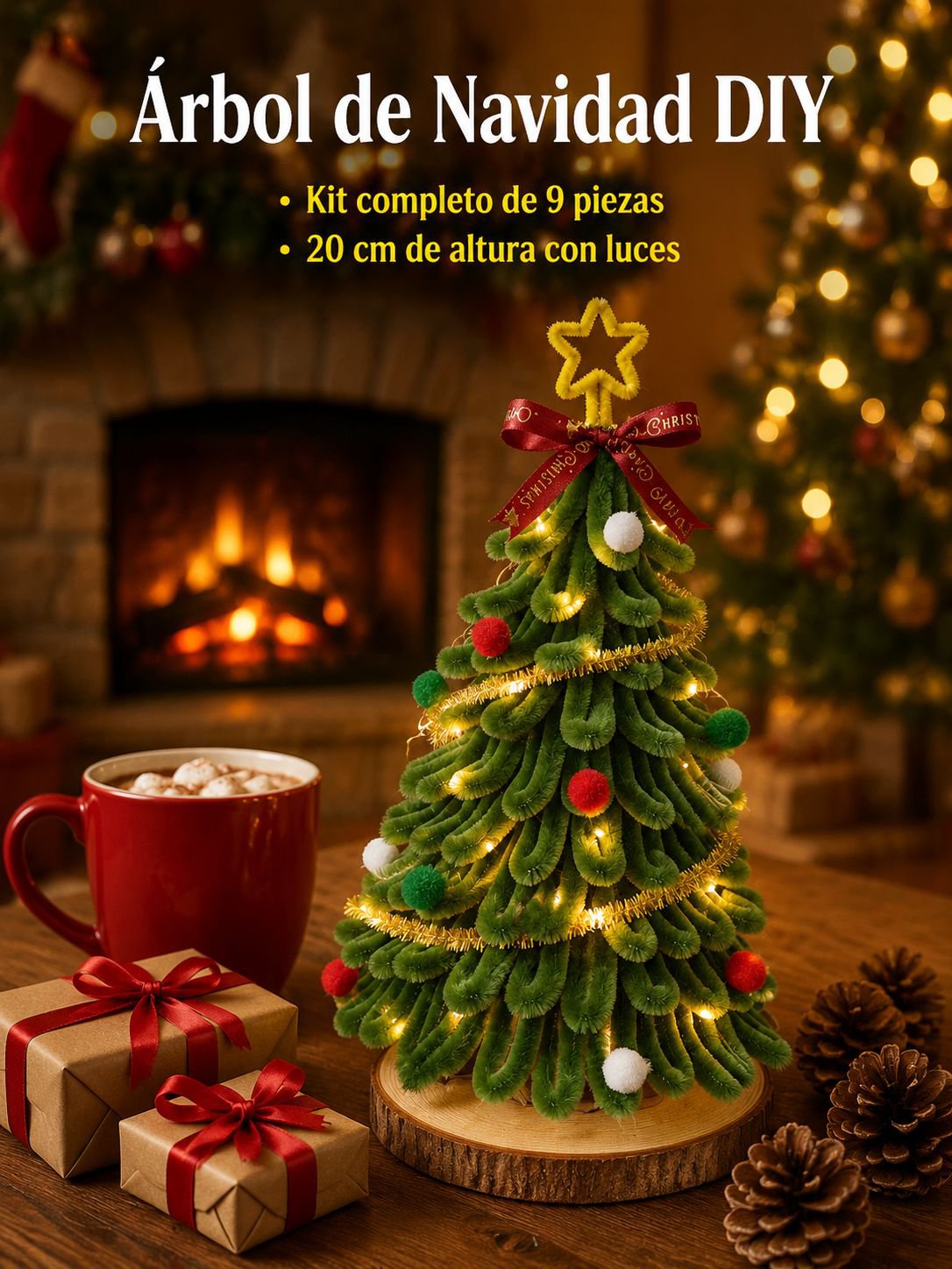 Kit para hacer adornos para el árbol de Navidad