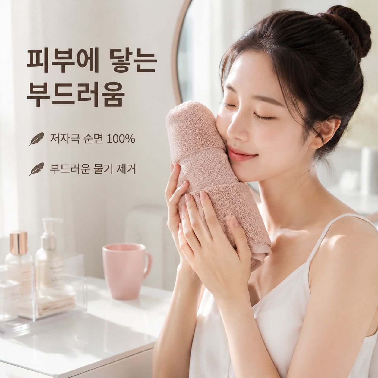순면 항균 가정용 타월