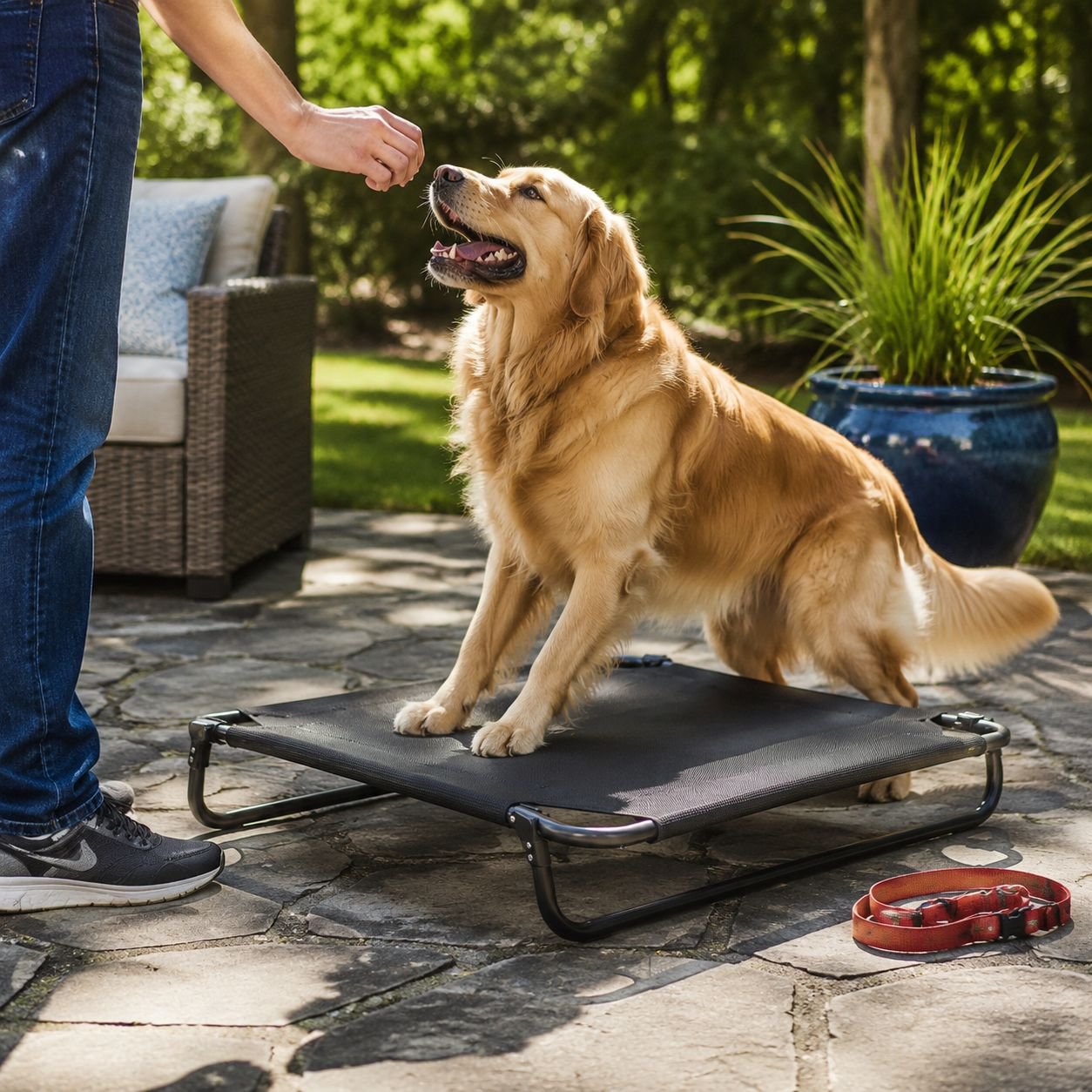 Good air permeability dog bed kennel mat Removable and washable storage Portable Folding Dog Bed Dur
