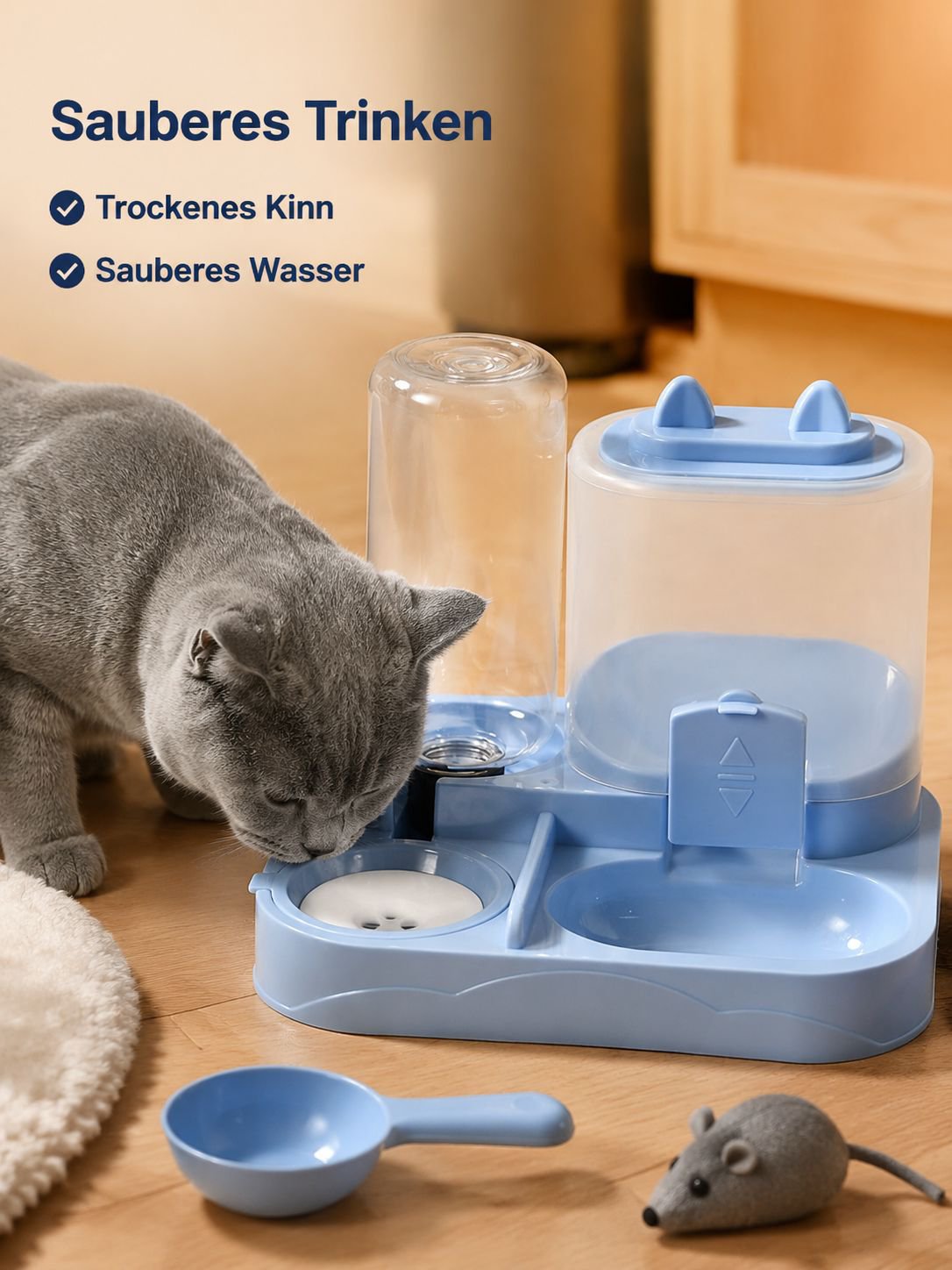 Tragbare multifunktionale Faltbare Trinkschale für Katzen und Hunde
