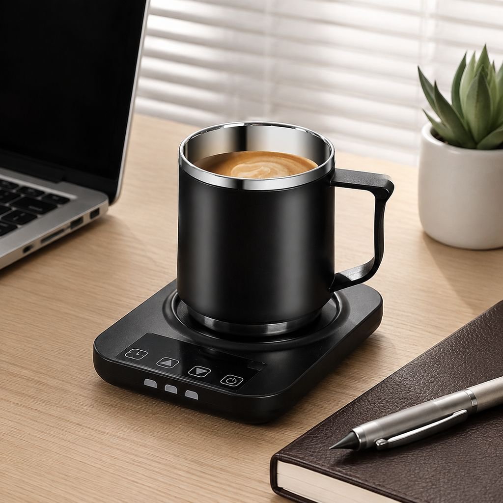 高級感のあるステンレス製コーヒーマグカップ