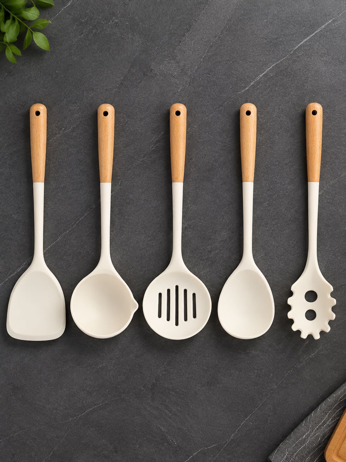 Komplettes Silikon-Kochgeschirr Set 