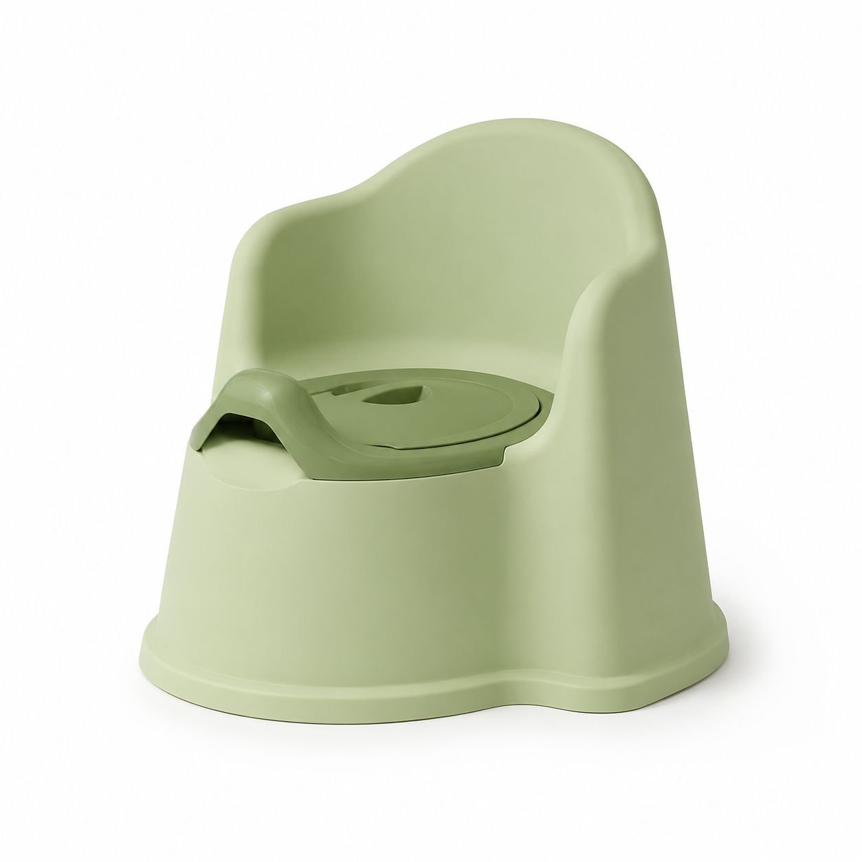 Portable Toddler Potty Chair with Comfortable Backrest, Easy to Clean