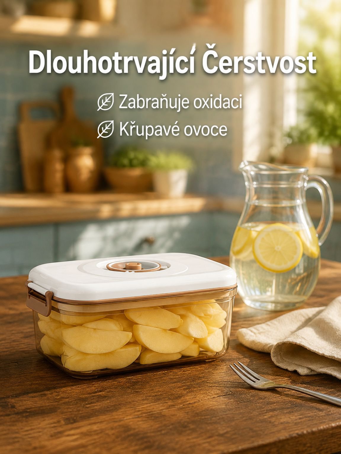 Vakuová nádoba na skladování potravin