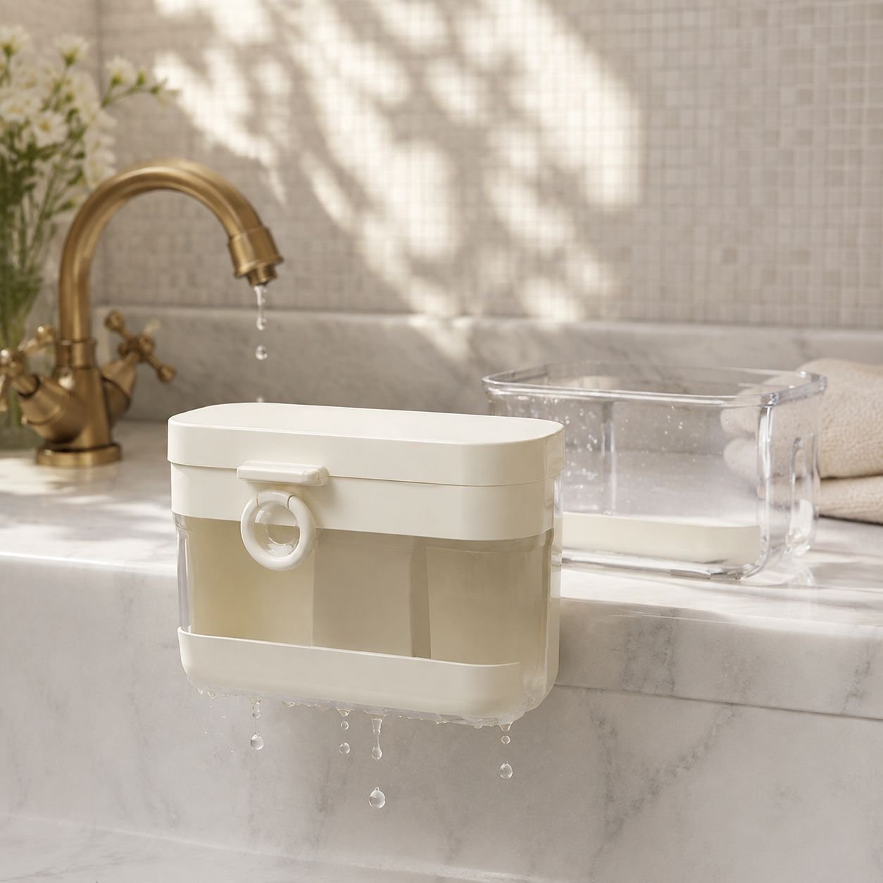 Boîte de rangement pour gouttière dentaire portable et étanche