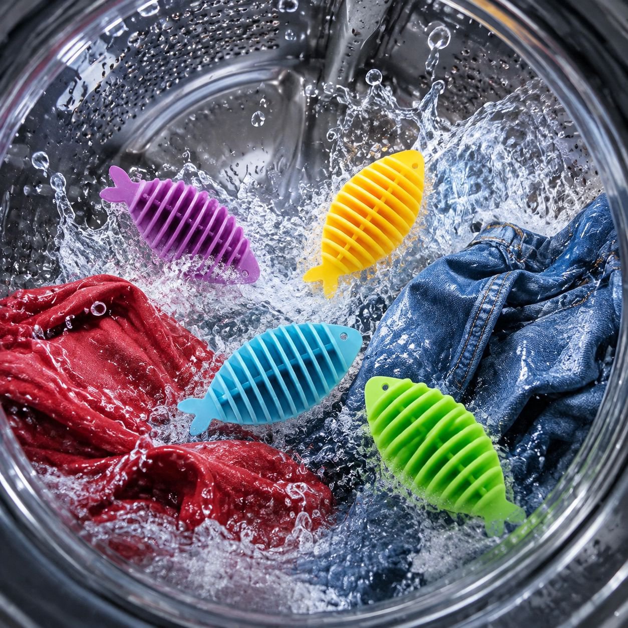 Anti-Knot Powerful Stain Remover Laundry Ball