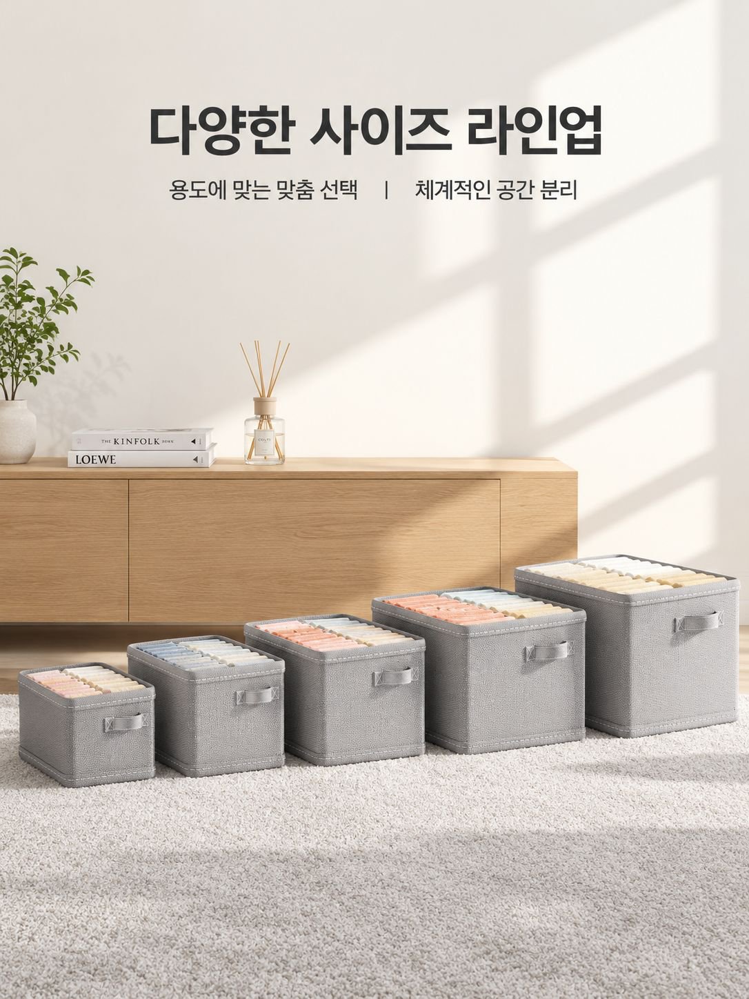 접이식 두꺼운 수납함