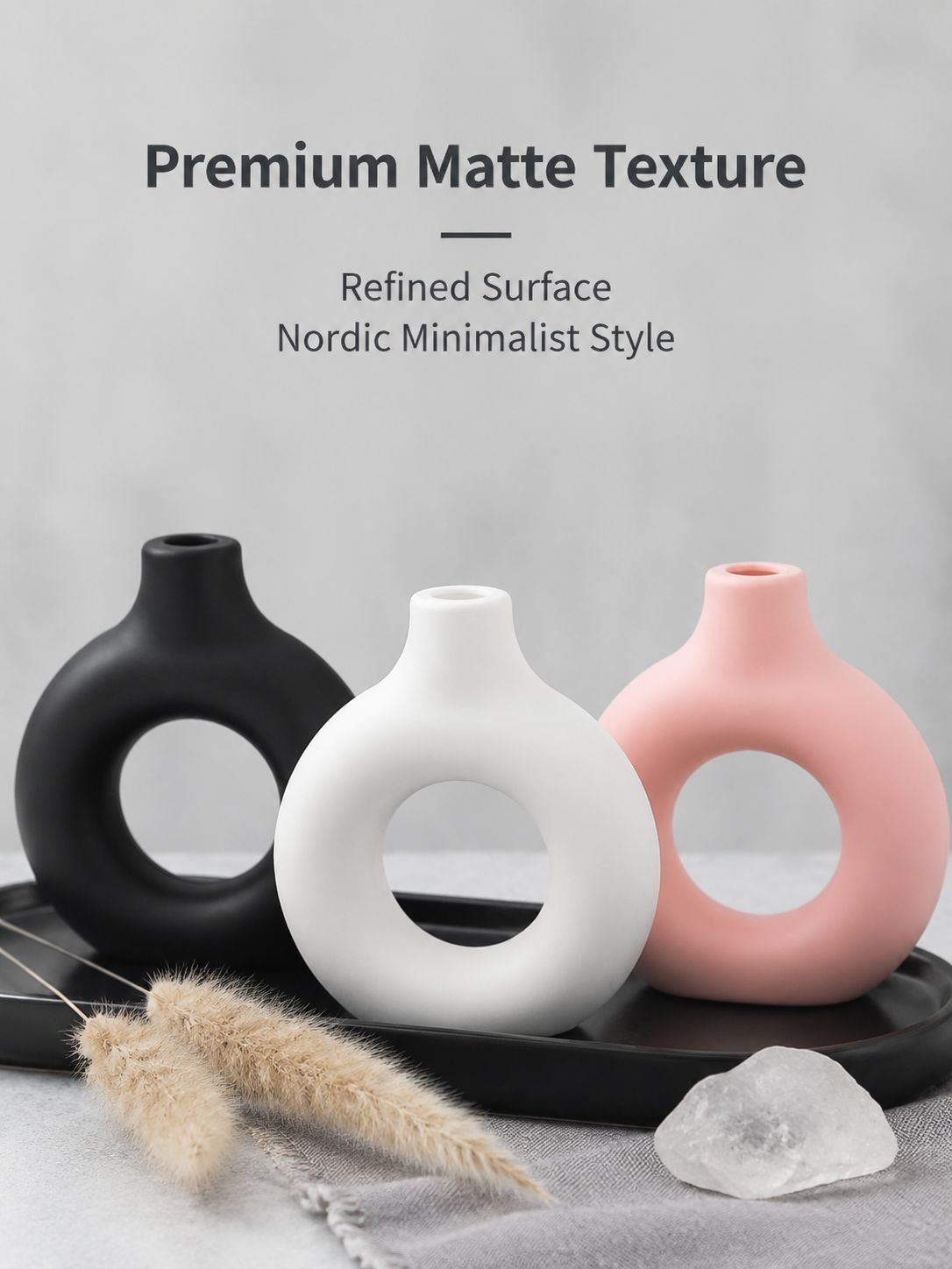 Creative Donut Vase Home Decoration