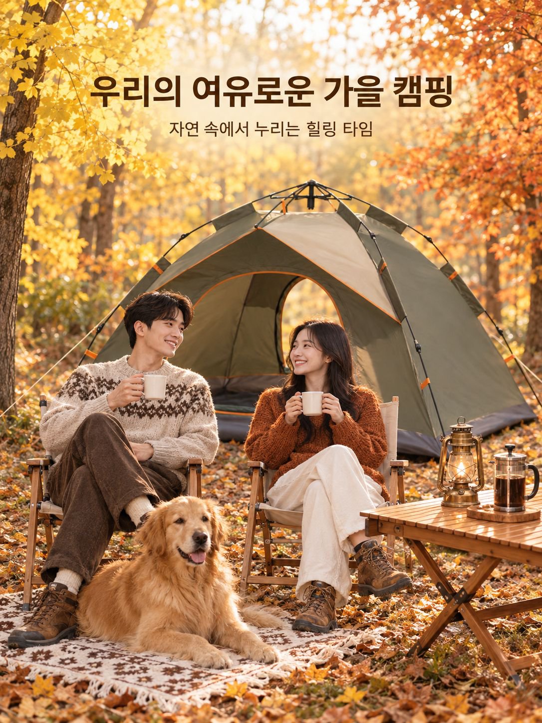 야외 캠핑 비에 강한 내구성 접이식 텐트