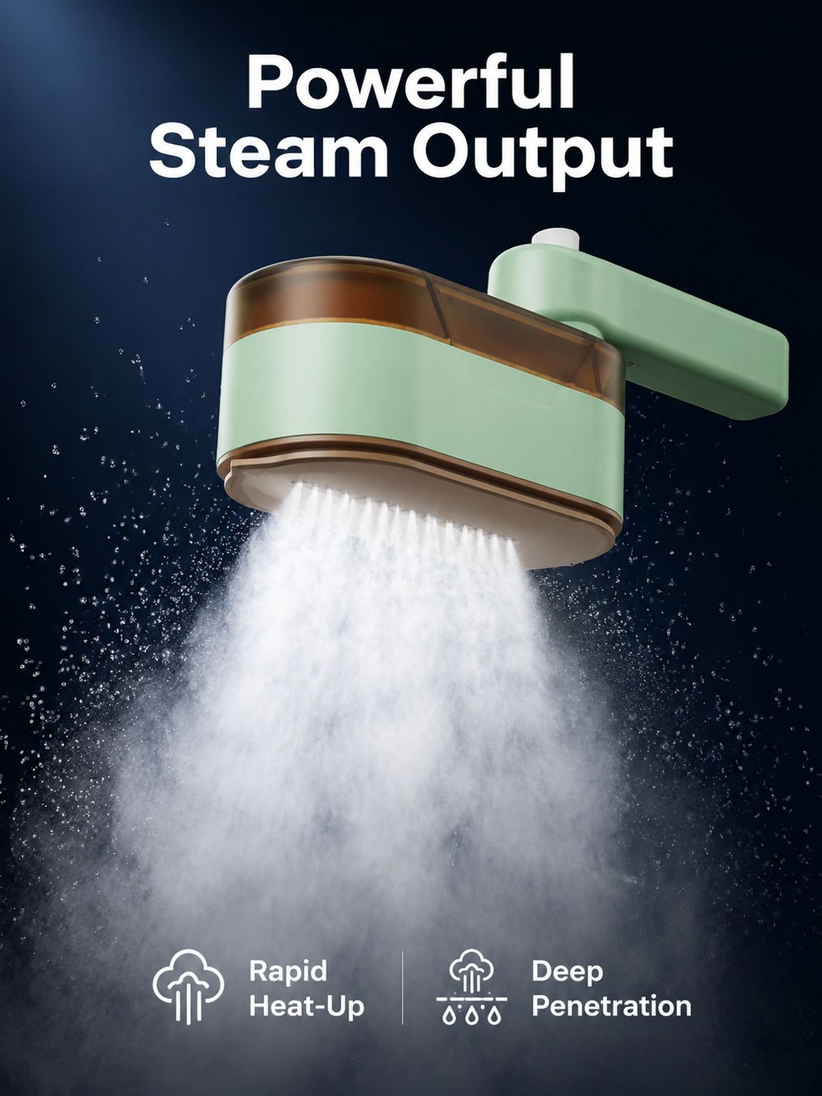 Handheld Garment Steamer Foldable Rotating Electric Iron