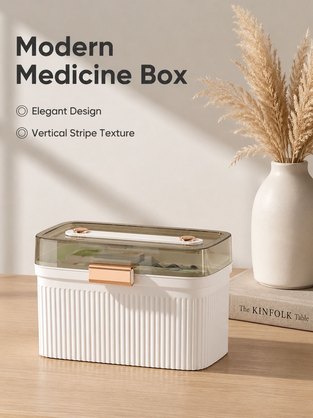 Large Capacity Multi-layer Medicine Box for Home Use