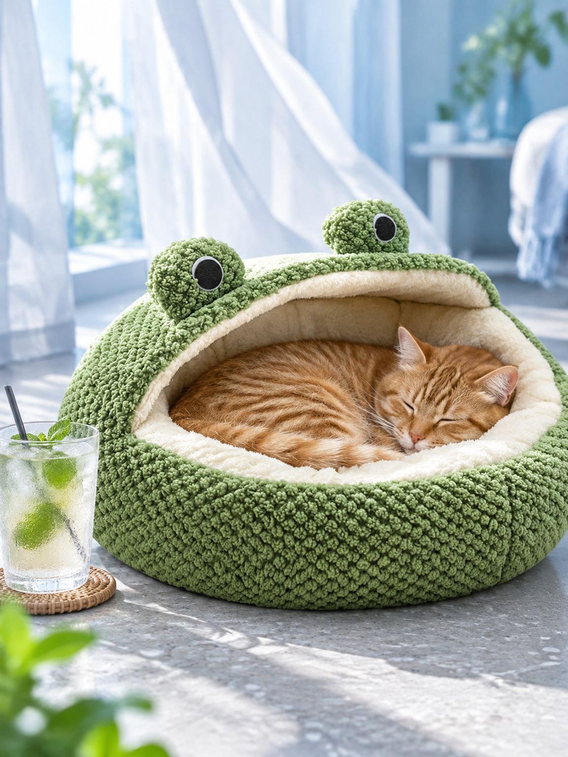 Cama para perros confortable diseño divertido