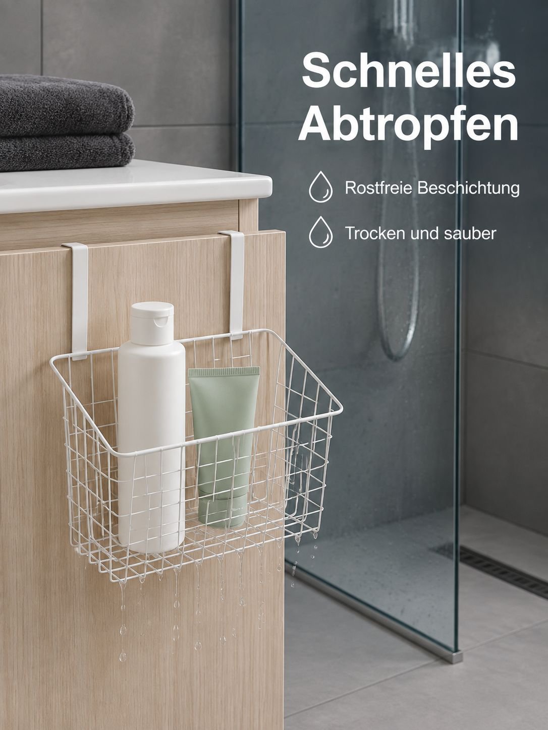 Türregal Hängeschrank-Aufbewahrungskorb Schrank-Organizer