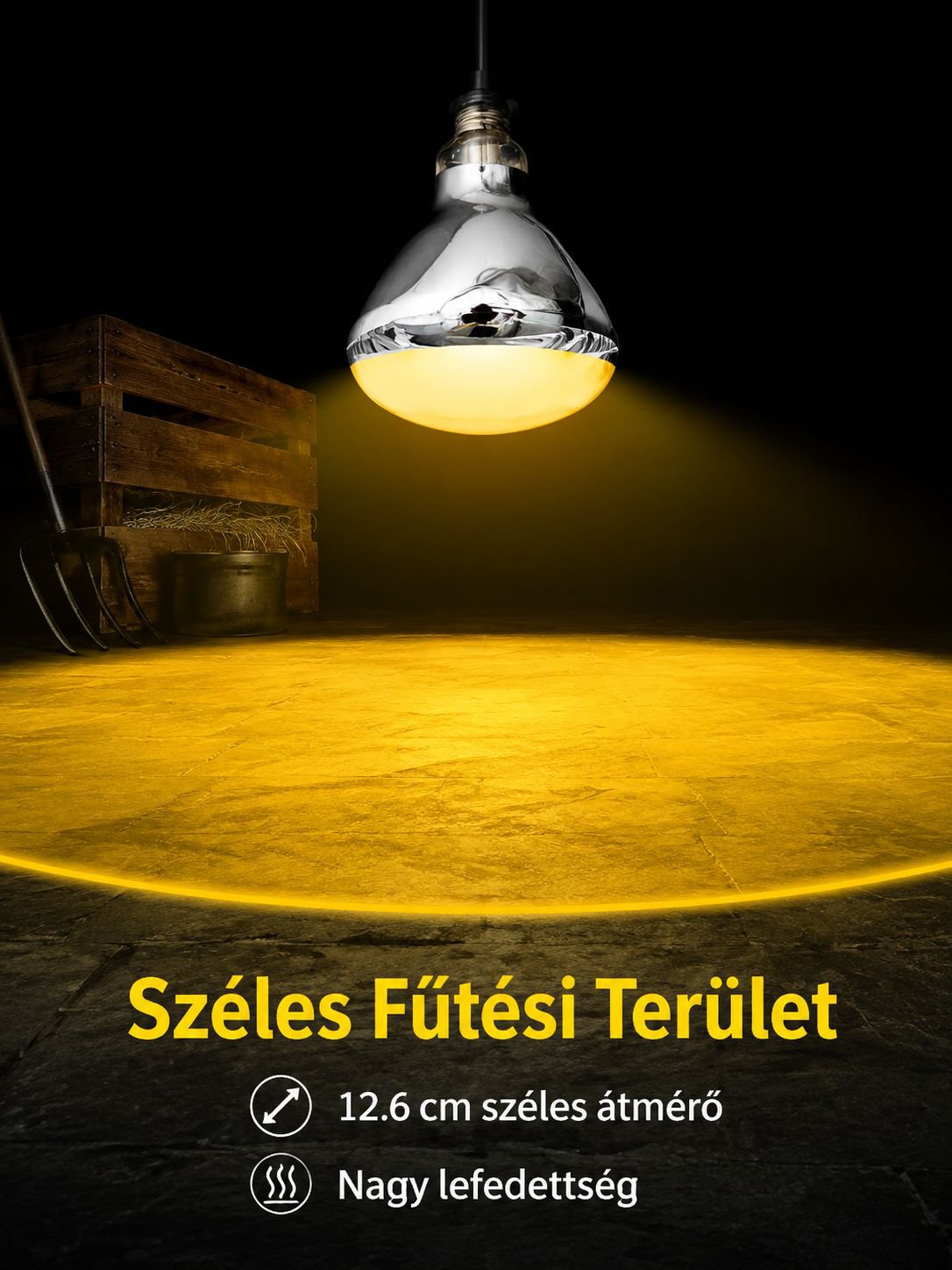Tenyésztési hőmérő lámpa