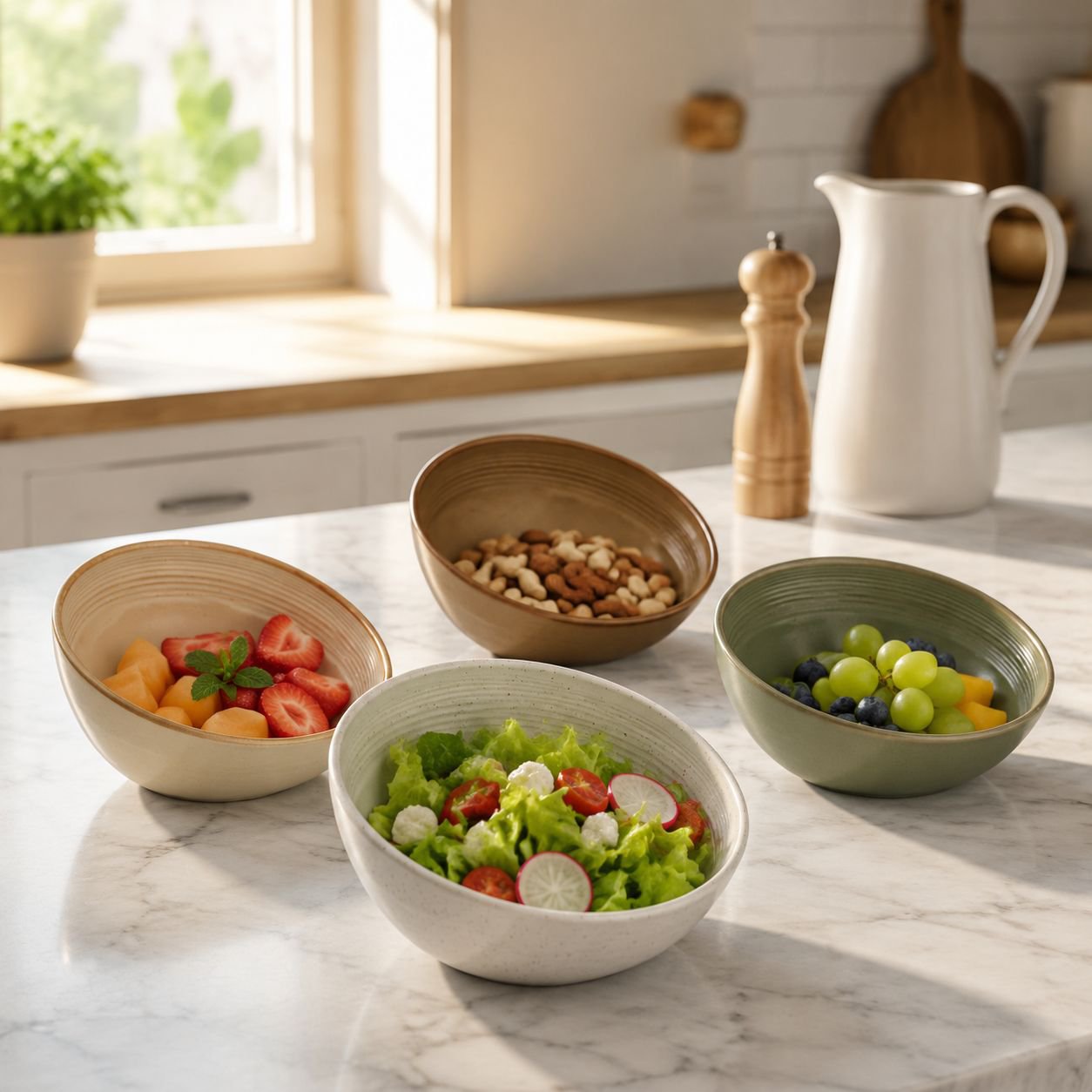 Creative Commercial Ceramic Soup Bowl, Snack Tableware