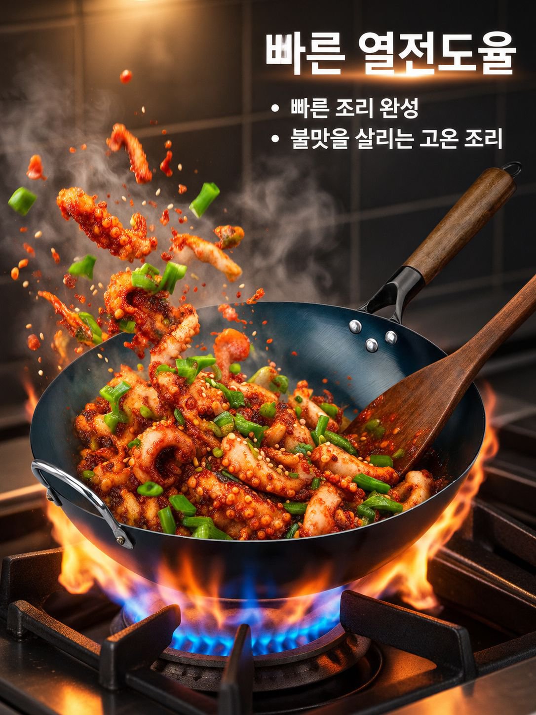 무코팅 가정용 철 웍