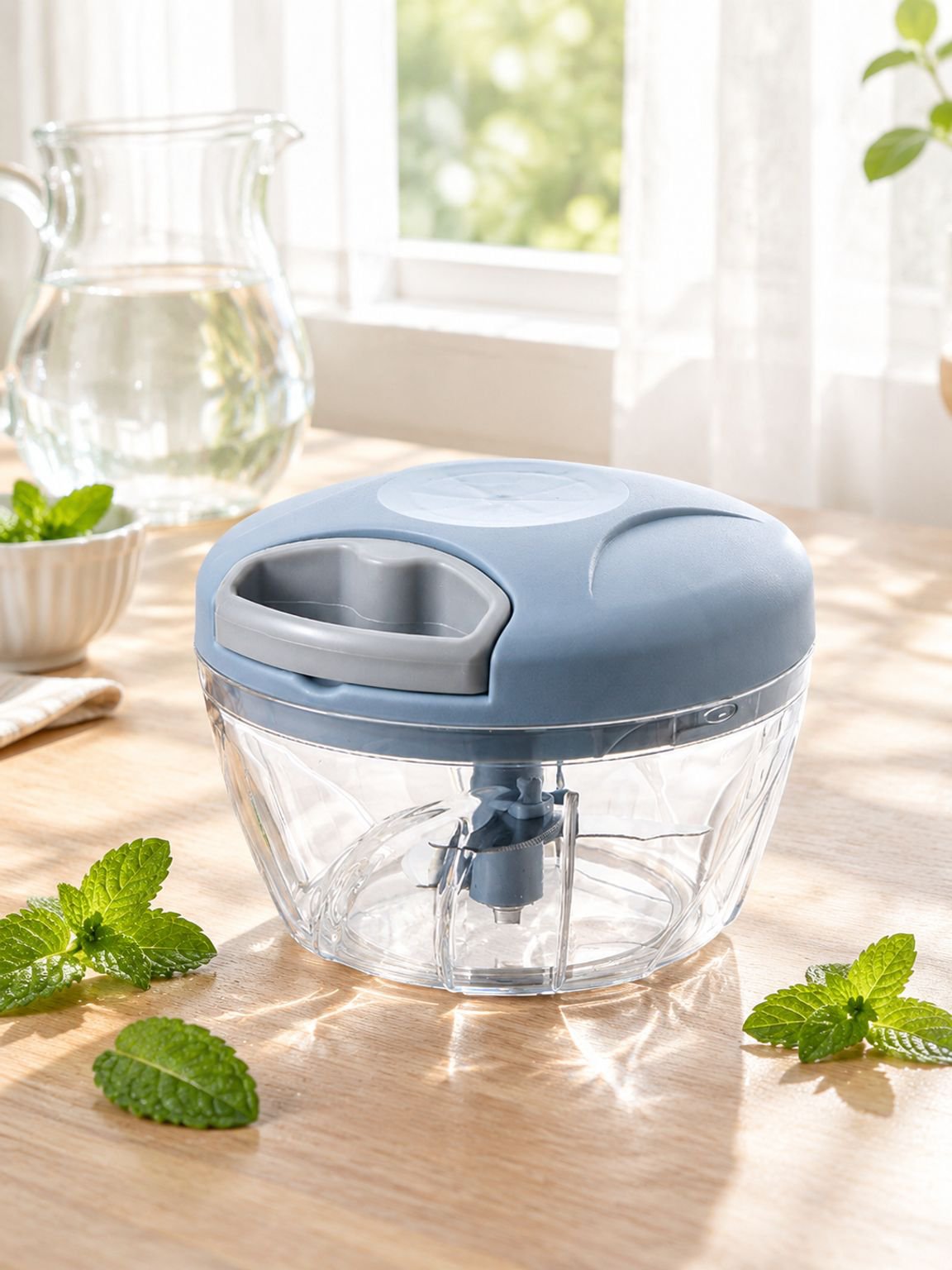 Hachoir manuel avec capacité optimale pour les ingrédients