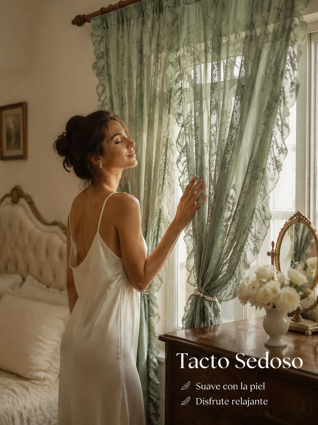 Cortinas semiopacas para sala de estar