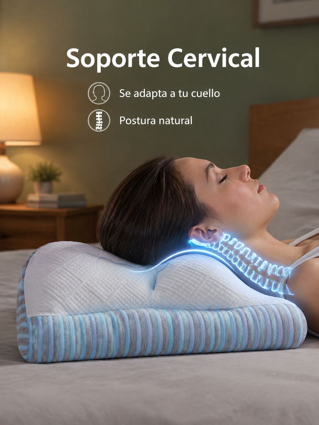 Almohada de soporte para el cuello