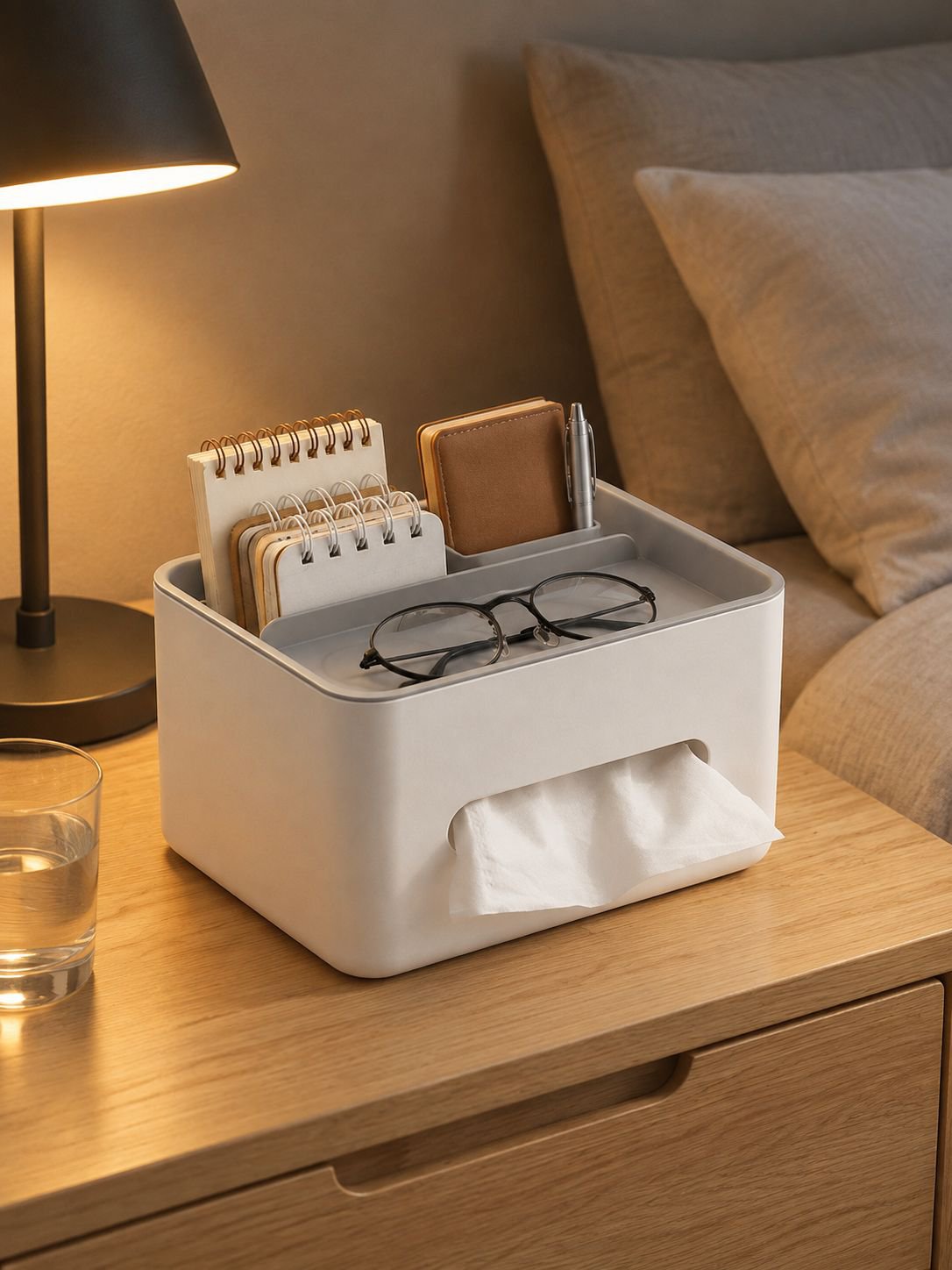 Multifunktionale Taschentuchbox, Desktop-Aufbewahrung, Couchtisch, Papierbox, Wohnzimmer, Taschentuc