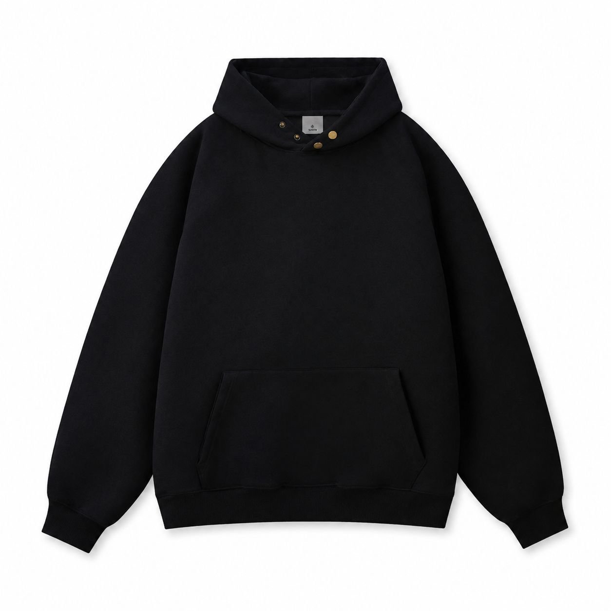 秋冬ビッグサイズ男女兼用ボタン付きフーディー（厚手・大きいサイズS~3XL）