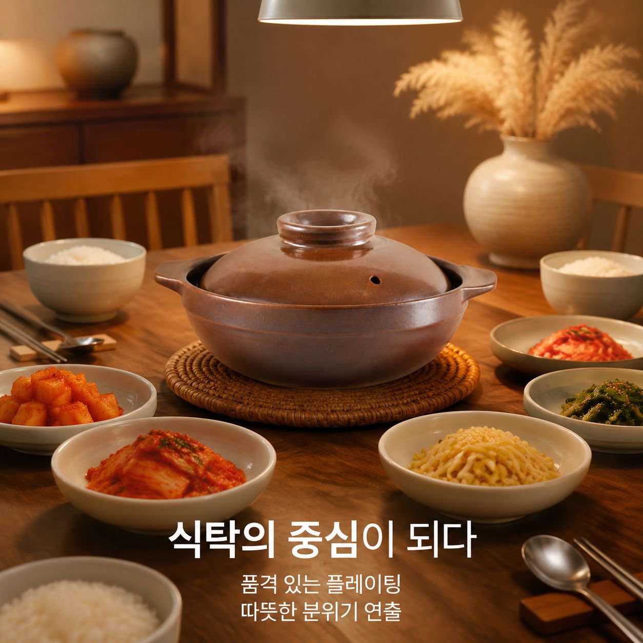 전통적인 거친 토기 냄비