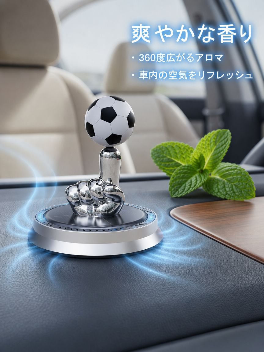 車用サッカーオーナメント