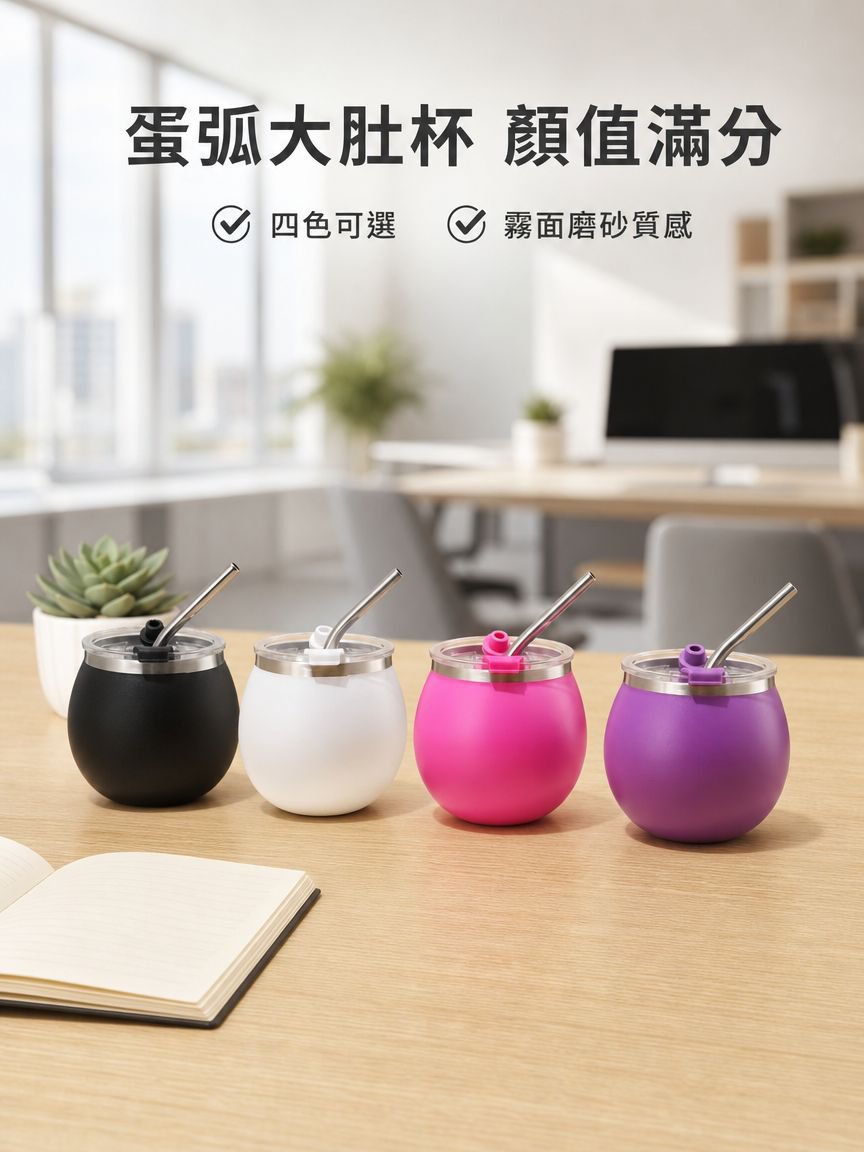 不鏽鋼便攜防摔帶吸管
