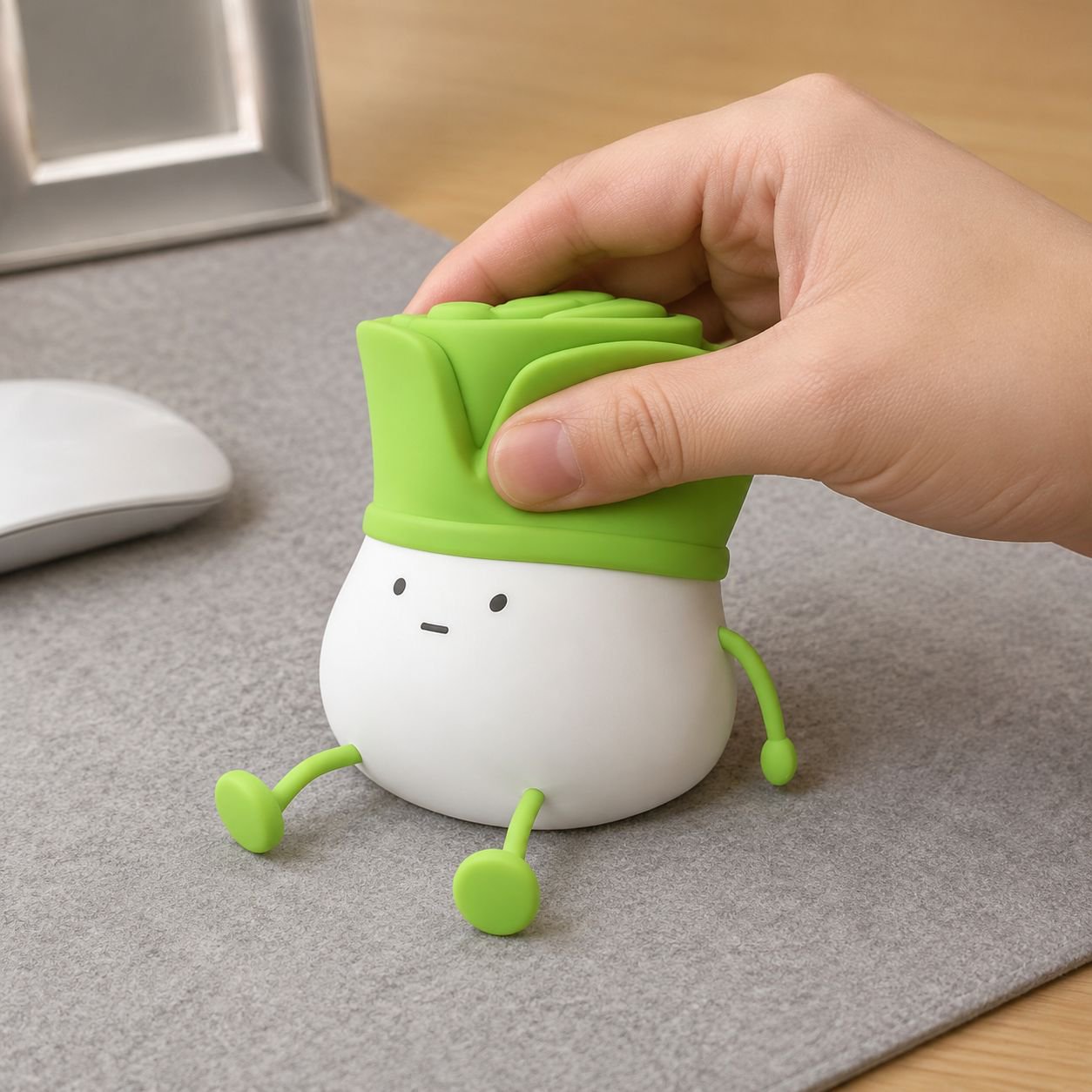 Unique onion-shaped lamp for stress relief