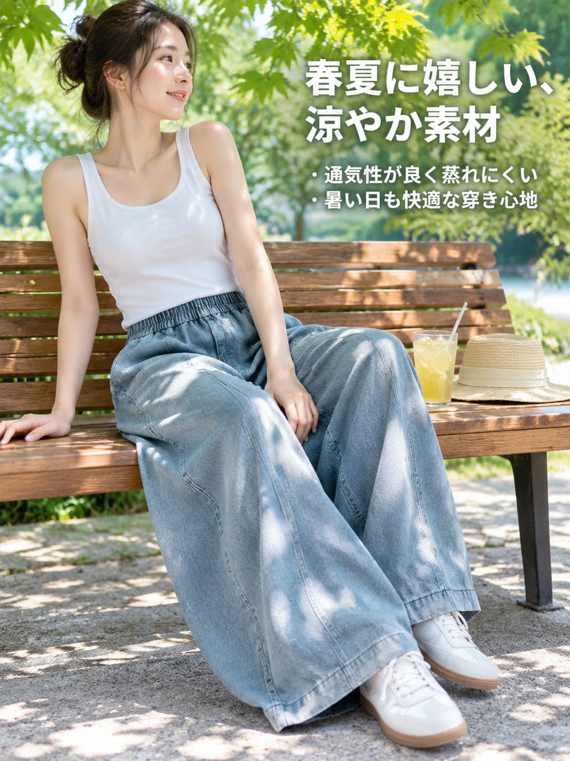 ワイドパンツ
