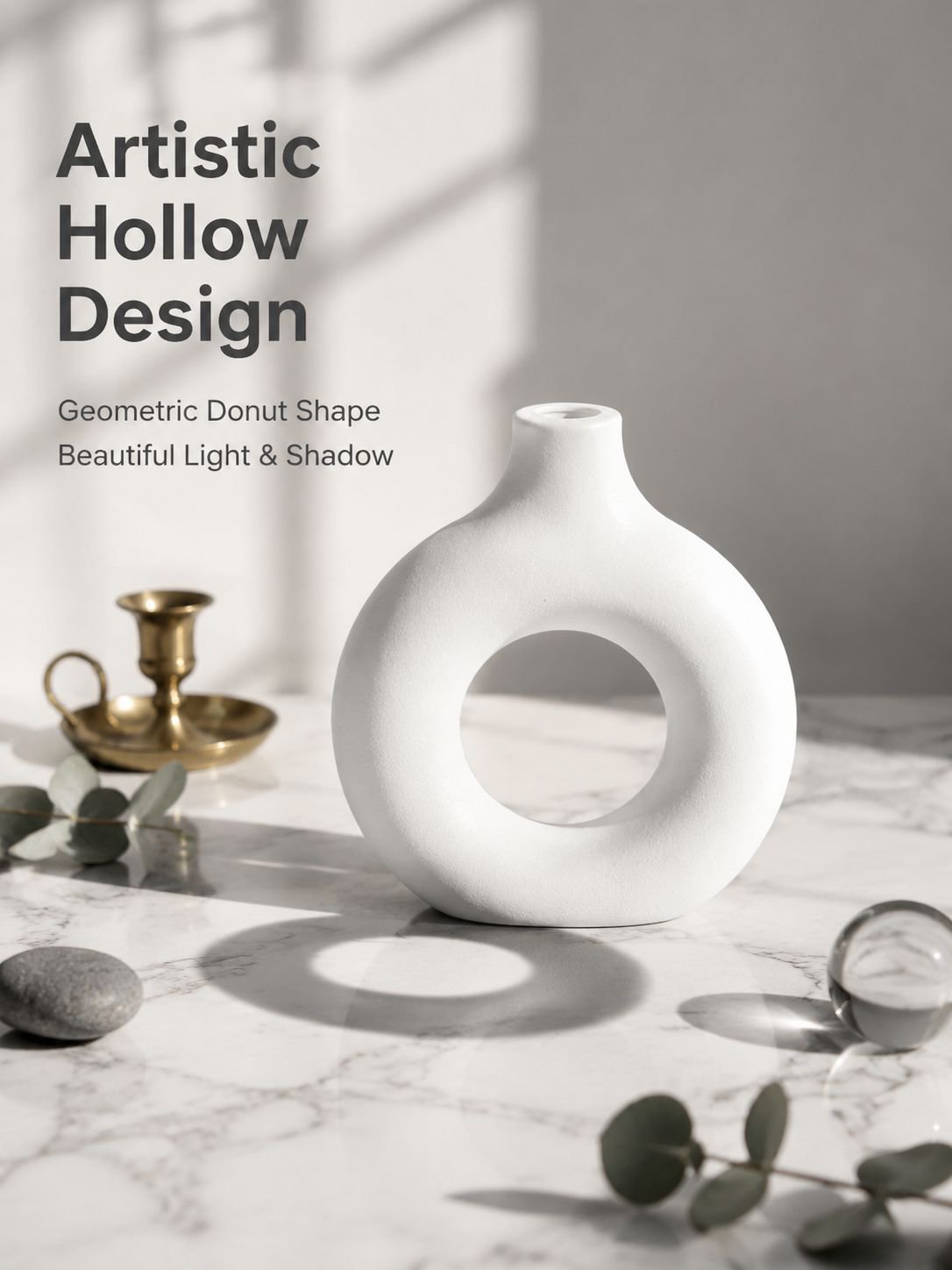 Creative Donut Vase Home Decoration