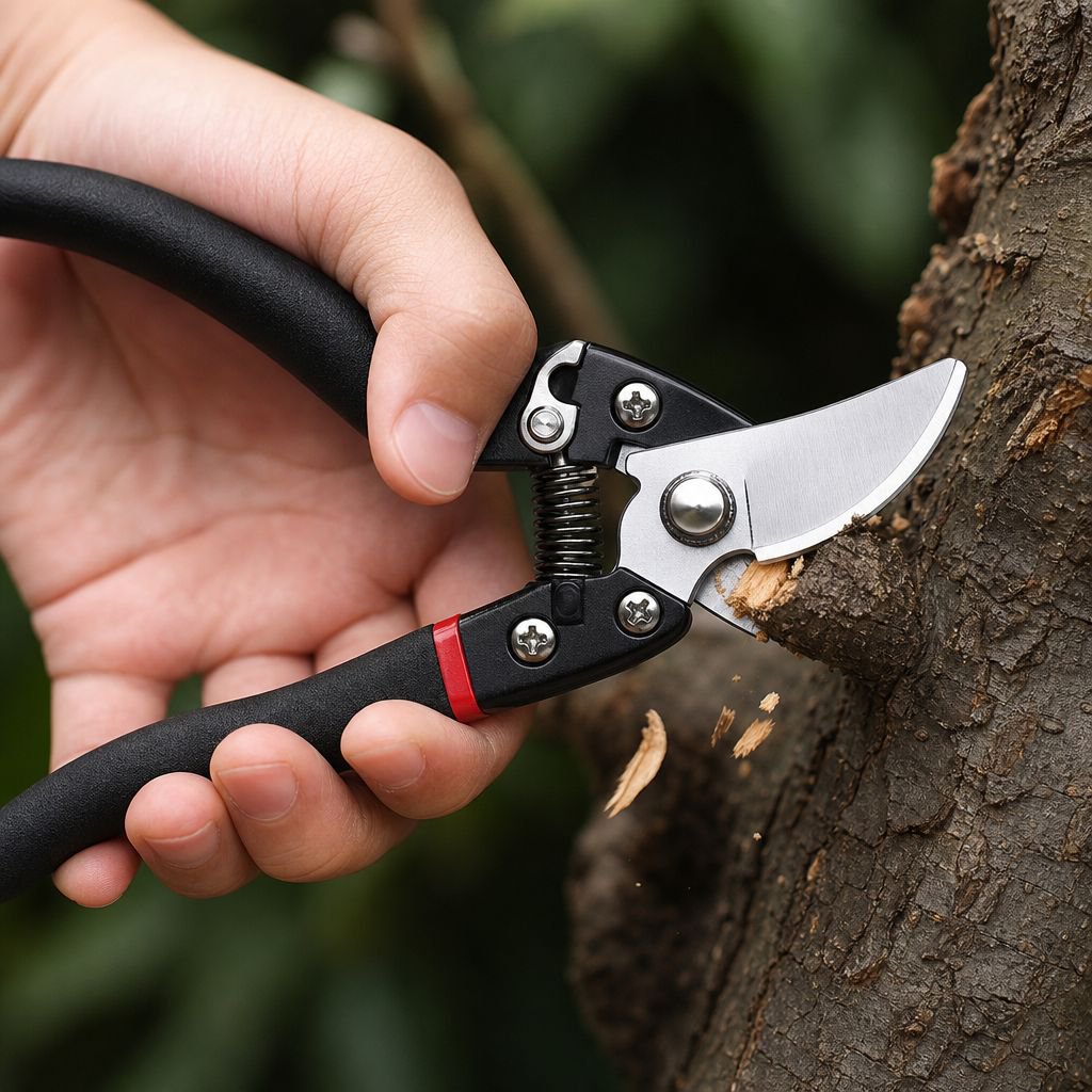 Thickened Stainless Steel Electric Pruning Shears for Roses