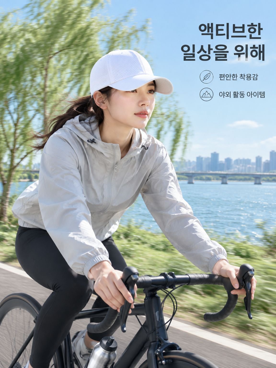 UV차단 빠른 건조 썬캡