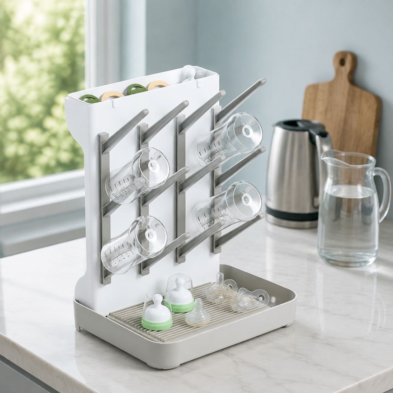 Baby Bottle Storage Draining Rack Filter Drying Stand