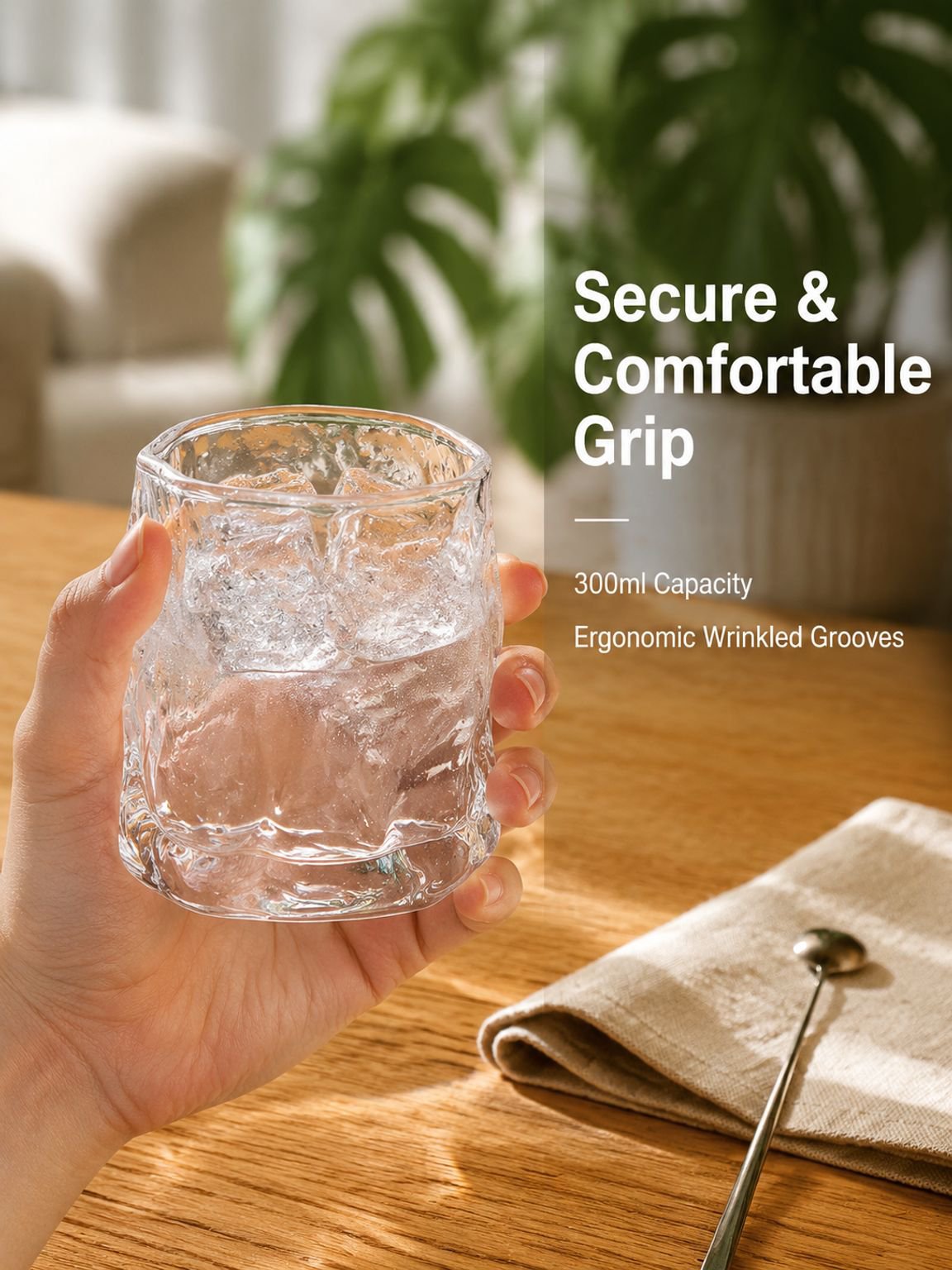 Creative Twisted Cold Water Glass Cup