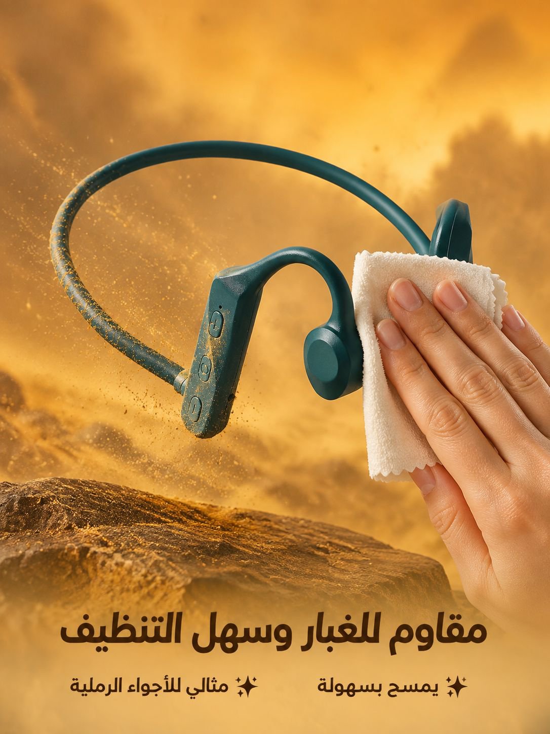 سماعة رياضية مريحة للارتداء أثناء التمارين