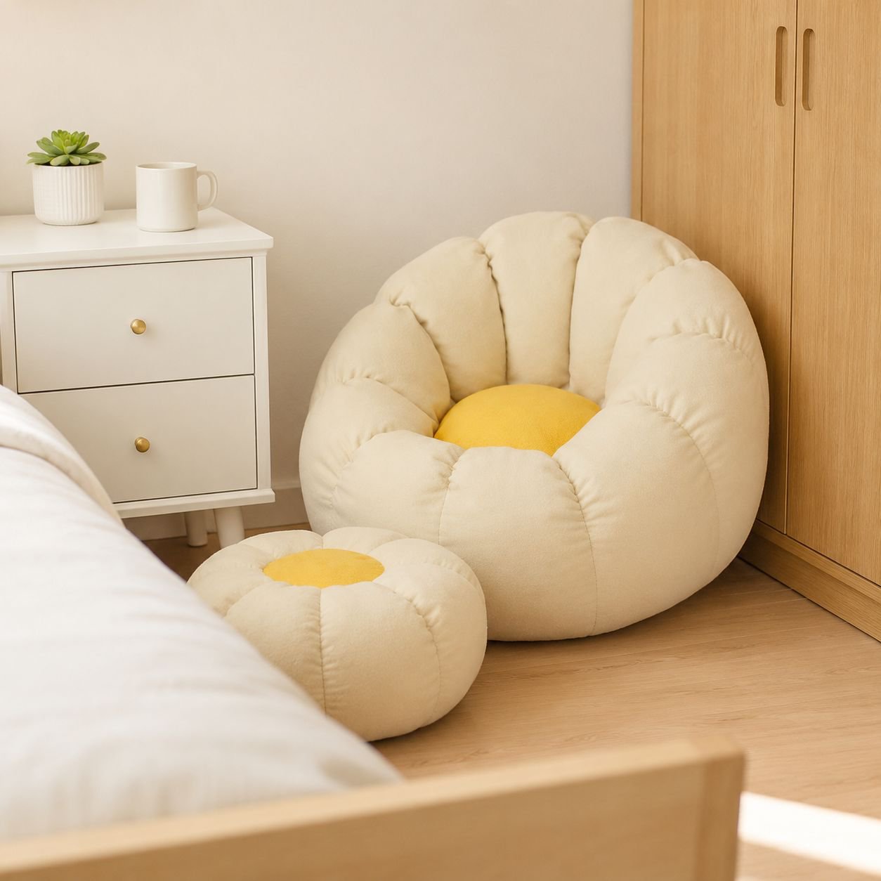 Internet Celebrity Home Lazy Sofa, Reclining Tatami Single Sofa