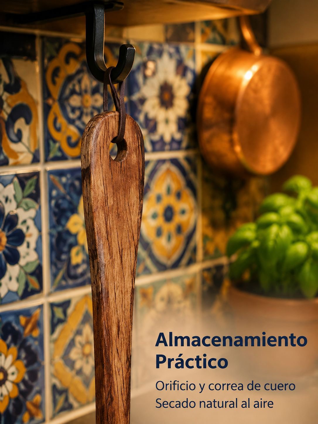 Accesorio de cocina hecho de madera de haya