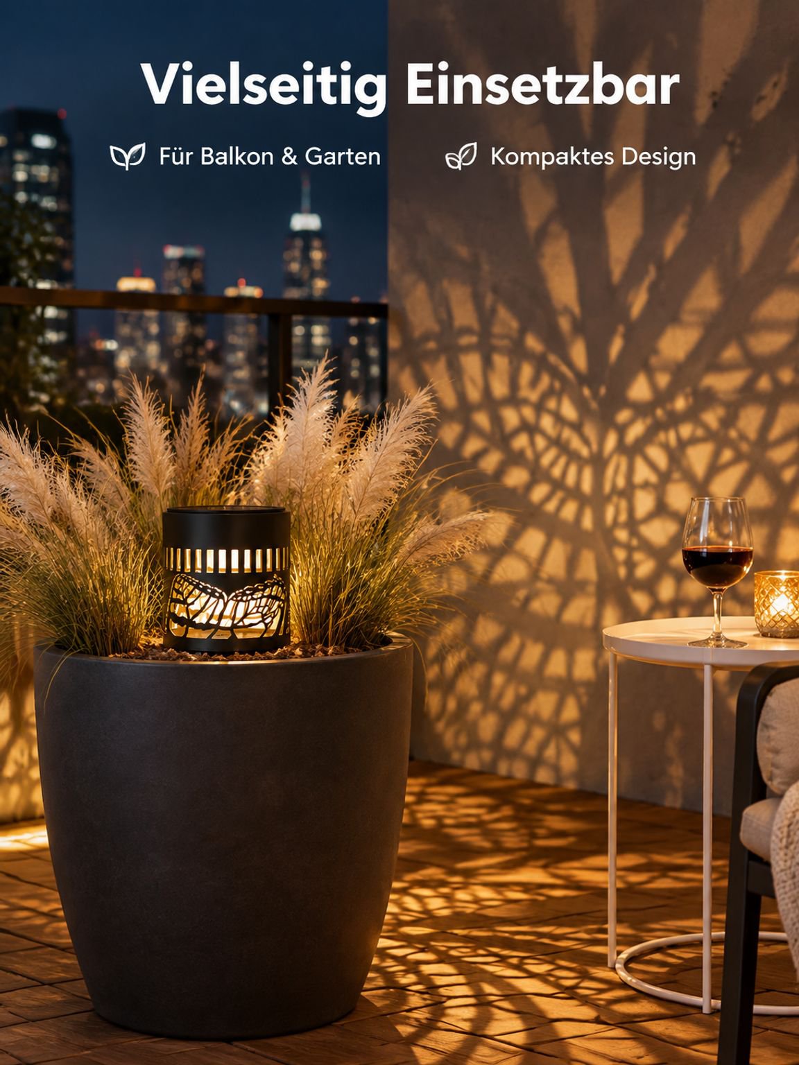 Energiesparende LED-Dekorleuchte für den Garten