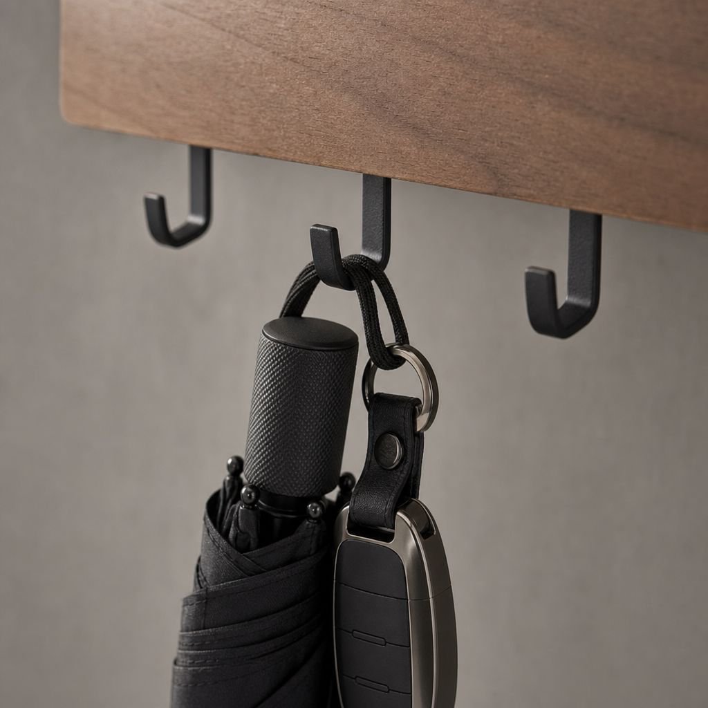 Entryway organizer rack for keys and small accessories