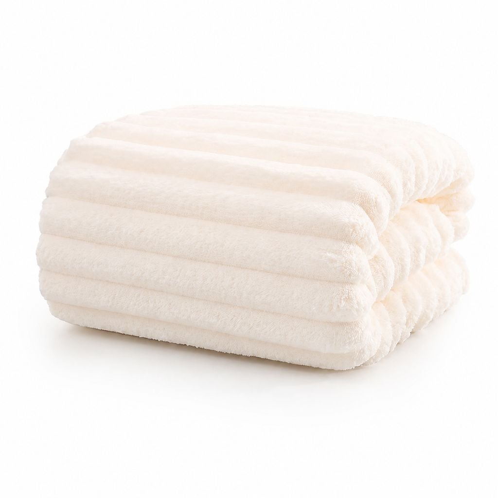 Home Thick Coral Fleece Absorbent Towel - No Shedding