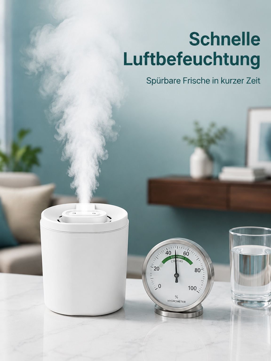 Großer Luftbefeuchter für Zuhause und Büro
