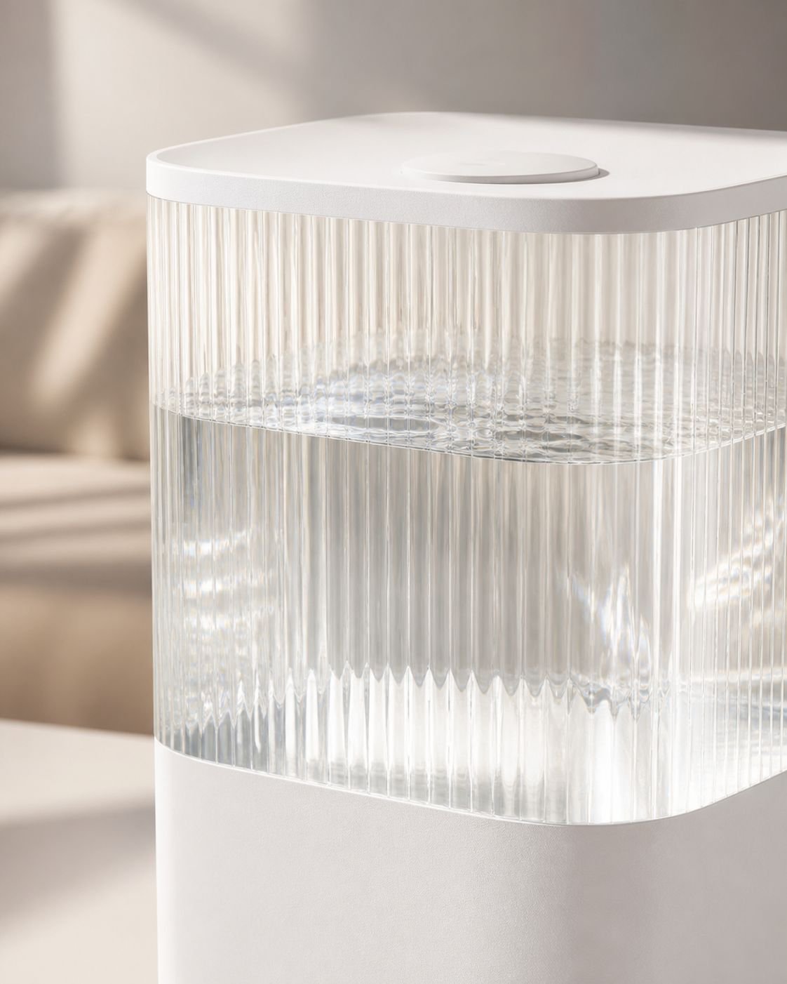 HEPA filter air purifier with humidifier function