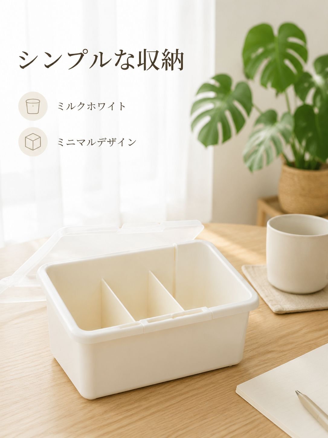 多機能調節可能コンパートメントオーガナイザーボックス
